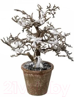 Искусственное растение Gasper 1119500-44 (коричневый/заснеженный)