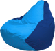 Бескаркасное кресло Flagman Груша Медиум Г1.1-273 (голубой/синий) - 