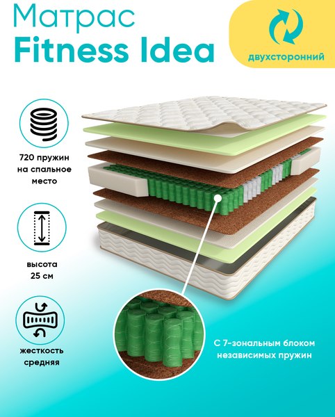Матрас Askona Fitness Idea 180x200