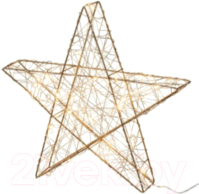 Светодиодная фигура 3D Gasper Звезда / 8518504-39 (золото)