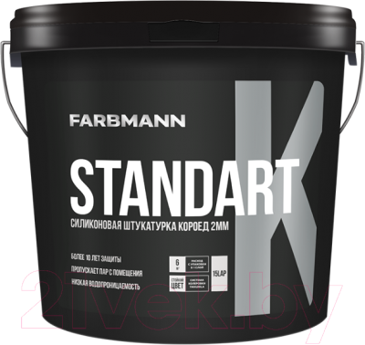 Штукатурка готовая декоративная Farbmann Standart K база LАP (25кг)