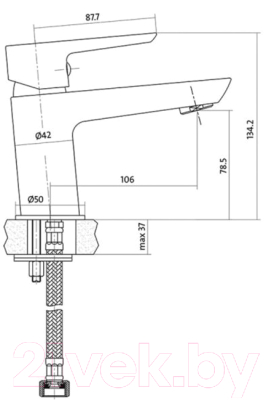 Смеситель Cersanit Mille S951-045