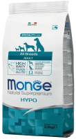 Сухой корм для собак Monge Speciality Adult Hypoallergenic Salmon&Tuna (2.5кг) - 