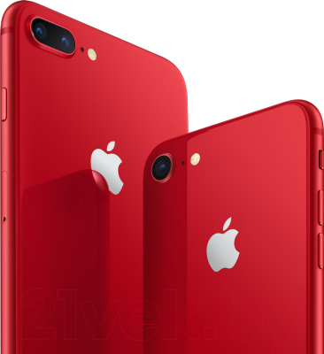 Смартфон Apple iPhone 8 Plus Special Edition 64GB / MRT92 (красный)