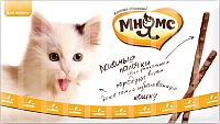 

Лакомство для кошек Мнямс, Лакомые палочки с цыпленком и печенью / 702556
