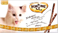 

Лакомство для кошек Мнямс, Лакомые палочки с цыпленком и уткой / 702563
