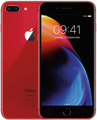 Смартфон Apple iPhone 8 Plus Special Edition 256GB / MRTA2 (красный)