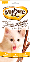 Лакомство для кошек Мнямс Лакомые палочки с цыпленком и печенью / 0062 (3х5г) - 