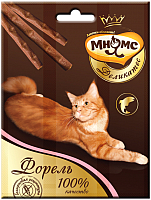 

Лакомство для кошек Мнямс, Лакомые палочки с форелью / 703058