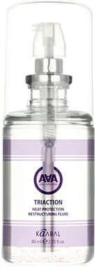Сыворотка для волос Kaaral AAA Crystal fluid восстанавливающий с термозащитой (80мл)