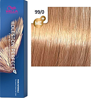 Крем-краска для волос Wella Professionals Koleston Perfect ME+ 99/0 (очень светлый блонд интенсивный натуральный) - 