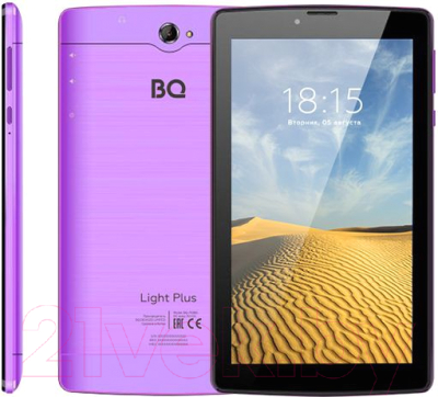 Планшет BQ BQ-7038G 3G Light Plus (фиолетовый)