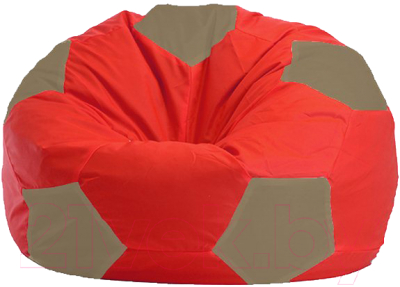 Бескаркасное кресло Flagman Мяч Стандарт М1.1-171 (красный/бежевый)