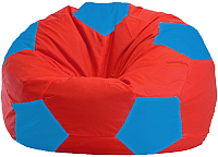 Бескаркасное кресло Flagman Мяч Стандарт М1.1-179 (красный/голубой) - 