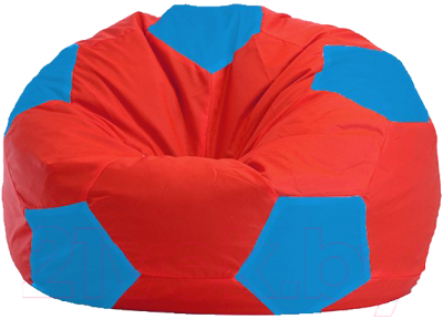 Бескаркасное кресло Flagman Мяч Стандарт М1.1-179 (красный/голубой)