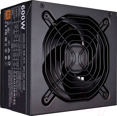 Блок питания для компьютера Cooler Master MWE 600 Bronze (MPE-6001-ACAAB-EU)