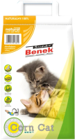 Наполнитель для туалета Super Benek Corn Cat натуральный (7л/4.35кг) - 