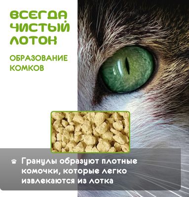 Наполнитель для туалета Super Benek Corn Cat натуральный (7л/4.35кг)