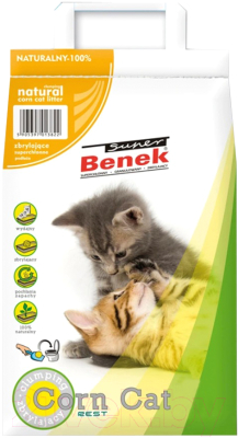 

Наполнитель для туалета Super Benek, Corn Cat натуральный