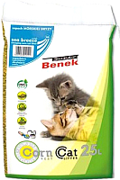 Наполнитель для туалета Super Benek Corn Cat Морской бриз (25л/15.7кг) - 