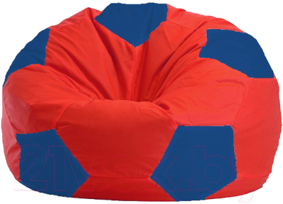 Бескаркасное кресло Flagman Мяч Стандарт М1.1-172 (красный/синий)