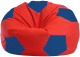 Бескаркасное кресло Flagman Мяч Стандарт М1.1-172 (красный/синий) - 