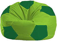 Бескаркасное кресло Flagman Мяч Стандарт М1.1-166 (салатовый/зелёный) - 