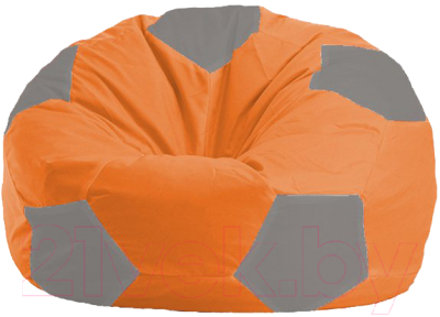 Бескаркасное кресло Flagman Мяч Стандарт М1.1-214 (оранжевый/серый)