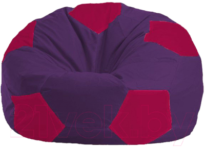 Бескаркасное кресло Flagman Мяч Стандарт М1.1-68 (фиолетовый/малиновый)