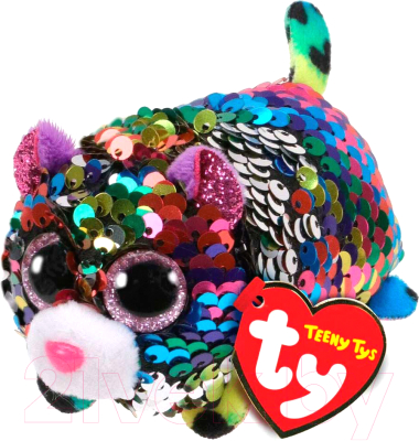

Мягкая игрушка TY, Flippadles Леопард Dotty Teeny Tys / 42401
