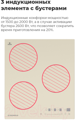 Индукционная варочная панель Maunfeld EVI.453-BG