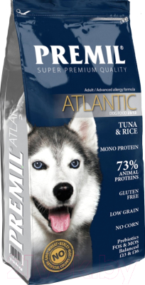 Сухой корм для собак Premil Atlantic (3кг)
