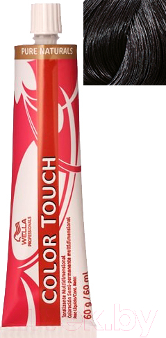 Крем-краска для волос Wella Professionals Color Touch 3/0 (темно-коричневый)