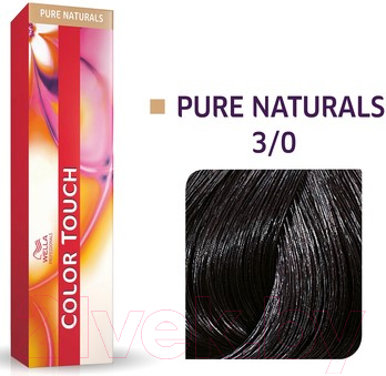 Крем-краска для волос Wella Professionals Color Touch 3/0 (темно-коричневый)