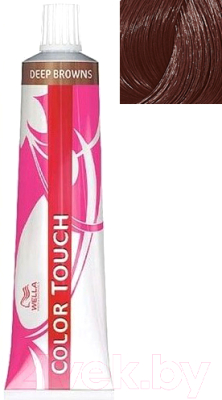 

Крем-краска для волос Wella Professionals, Шатен, Color Touch 6/75