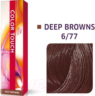 Крем-краска для волос Wella Professionals Color Touch 6/77 (кофе со сливками)