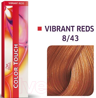 Крем-краска для волос Wella Professionals Color Touch 8/43 (боярышник)