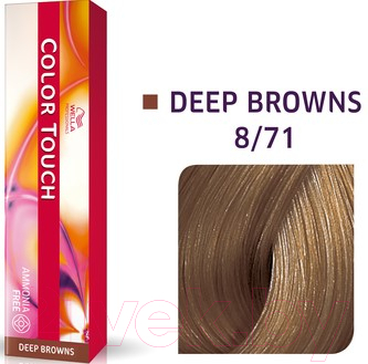 Крем-краска для волос Wella Professionals Color Touch 8/71 (дымчатая норка)