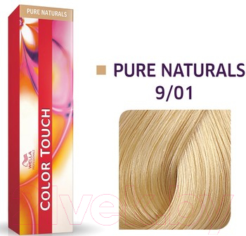 Крем-краска для волос Wella Professionals Color Touch 9/01 (очень светлый блонд песочный)