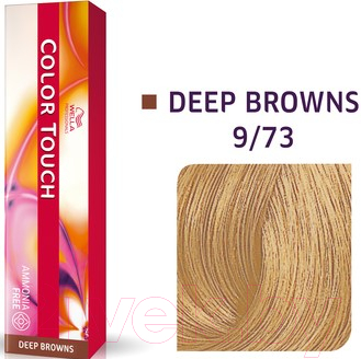 Крем-краска для волос Wella Professionals Color Touch 9/73 (очень светлый блонд коричнево-золотистый)