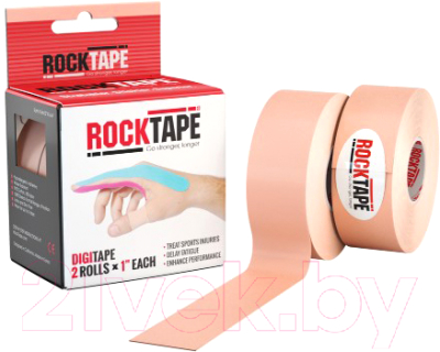 Кинезио тейп RockTape Digit RCT100-BG-DT / I00003608 (телесный)