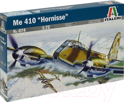 Сборная модель Italeri Истребитель-бомбардир. Messerschmitt ME.410 Hornisse 1:72 / 074