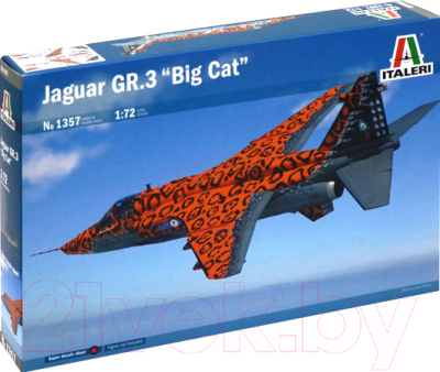 

Сборная модель Italeri, Истребитель-бомбардировщик Jaguar GR.3 Big Cat 1:72 / 1357