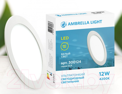 Точечный светильник Ambrella DLR 12W 4200K 185-250V