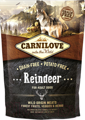 Сухой корм для собак Carnilove Adult Reindeer / 150827 (1.5кг)