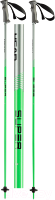 Горнолыжные палки Head Supershape / 381929 (black/neon green, р.120)