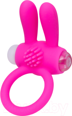 Виброкольцо ToyFa Силикон 2.5см / 769002 (розовый)