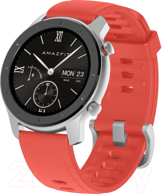 Умные часы Amazfit GTR 42.6mm / A1910 (кораллово-красный)