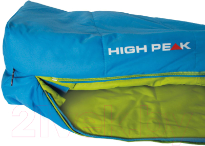 Спальный мешок High Peak Hyperion 1L / 23365 (голубой/зеленый)