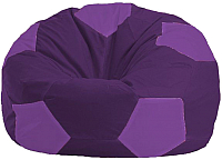 Бескаркасное кресло Flagman Мяч Стандарт М1.1-71 (фиолетовый/сиреневый) - 